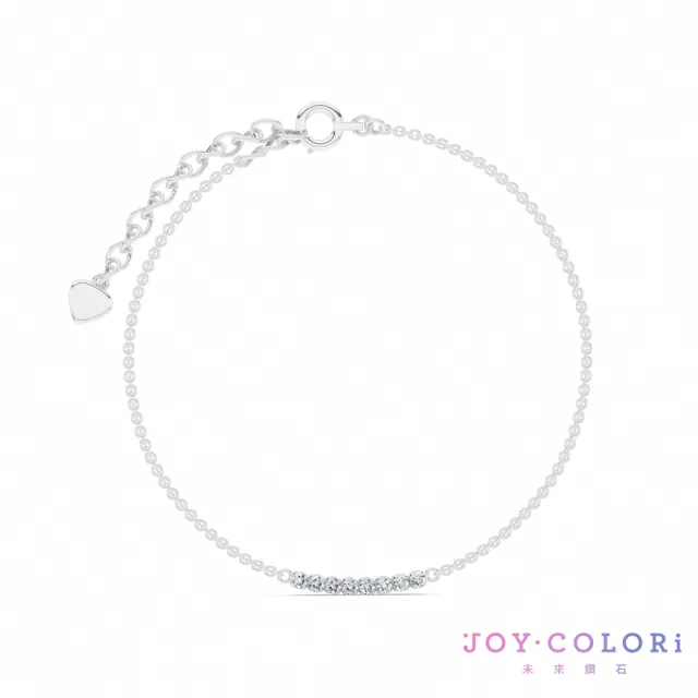 【JOY COLORi 未來鑽石】10K金 鑽石手鍊 (培育鑽石 芽光 BR0020LG)