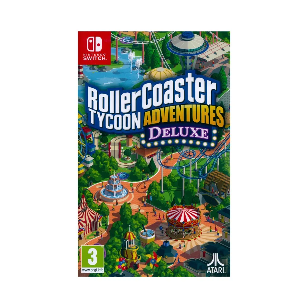 【Nintendo 任天堂】NS Switch 模擬樂園:冒險 豪華版 RollerCoaster Tycoon Deluxe(英文歐版)