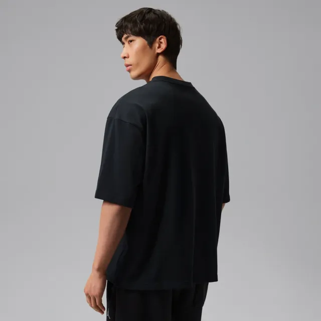 【NIKE 耐吉】AS M J FLT GFX OVSZ SS CREW 男 短袖上衣 T恤 喬丹 寬鬆 黑(IF3134010)