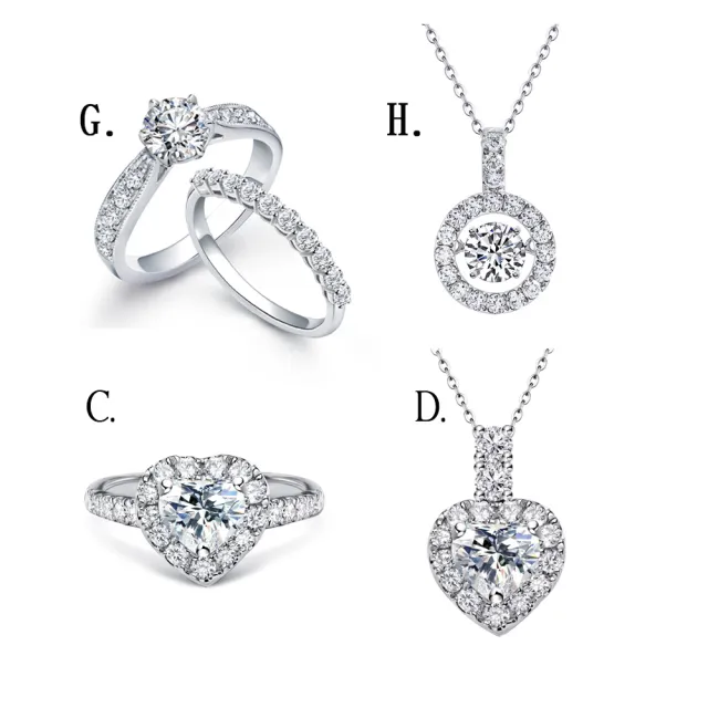 【IS DIAMOND】買一送一 IGI 1.6克拉 D VS1 鉑金台鑽石戒指/項墜-任選(培育鑽石) 送天然珍珠耳環