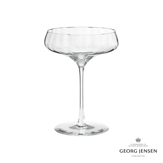 【Georg Jensen 喬治傑生】BERNADOTTE 雞尾酒杯 2 只裝(玻璃)