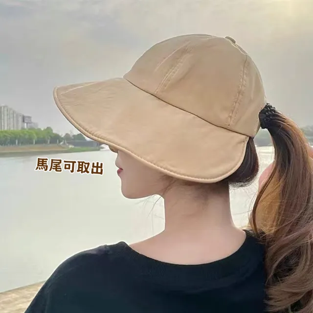 【QIDINA】韓系百搭款大帽簷遮陽帽-Q(防曬帽 棒球帽子女 漁夫帽女 鴨舌帽 登山帽)