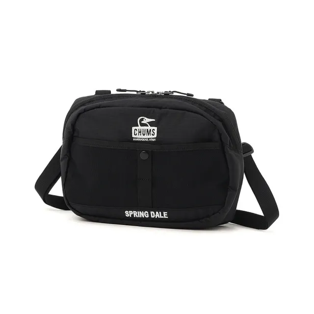 【CHUMS】CHUMS 休閒 Spring Dale Shoulder Bag肩背包(約2L) 黑/白 男女 (CH604101K071)