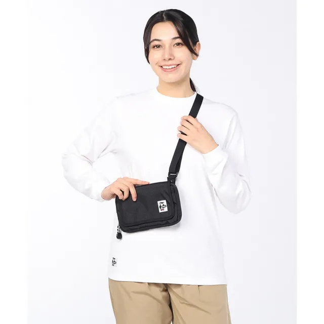 【CHUMS】CHUMS 休閒 Recycle Wallet Shoulder Pouch兩用肩背包 黑色 男女 (CH604094K001)