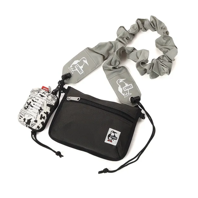 【CHUMS】CHUMS Wearable Sling Shoulder Bag Sweat Nylon兩用造型肩背包 Onomatope 男女 (CH603880Z404)