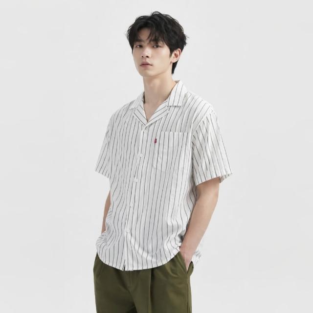 【LEVIS】男款 休閒襯衫 條紋襯衫 胸前口袋 上衣 熱賣單品 003MW-0001