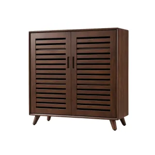 【Mahogany 瑪荷尼家具】免組裝 105X35X105 米蘭105鞋櫃NCD 全原木桃花心木 鞋櫃 M1-AT