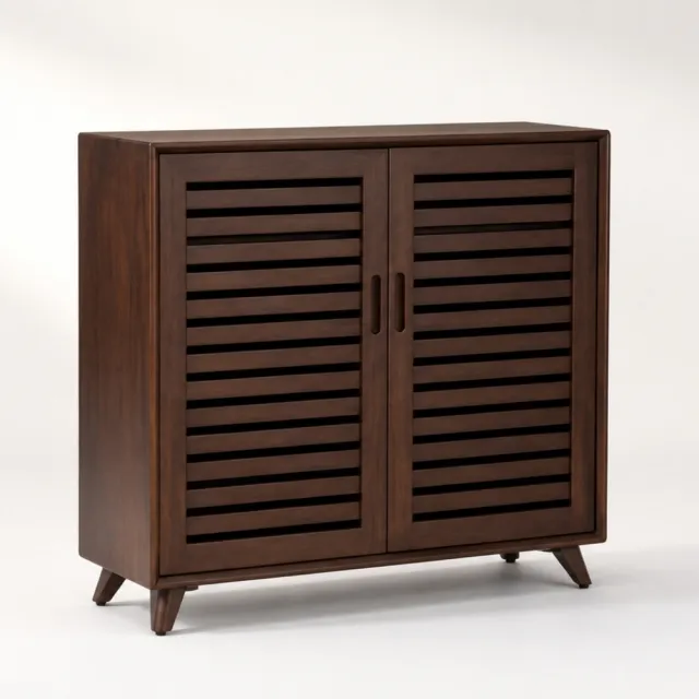 【Mahogany 瑪荷尼家具】免組裝 105X35X105 米蘭105鞋櫃NCD 全原木桃花心木 鞋櫃 M1-AT