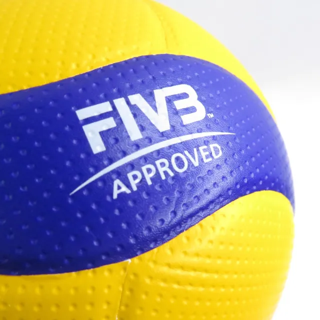 【MIKASA】V200W 排球 超纖皮製比賽級排球 FIVB比賽用球 5號球 (MKV200W黃藍)