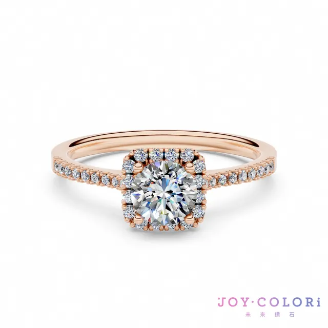 【JOY COLORi 未來鑽石】IGI 0.50克拉 DVS1 18K金 求婚鑽戒(培育鑽石 RS2839LG)