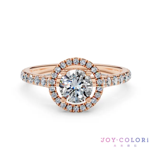 【JOY COLORi 未來鑽石】IGI 0.50克拉 DVS1 18K金 求婚鑽戒(培育鑽石 赫耳墨斯之翼 RS2141LG)
