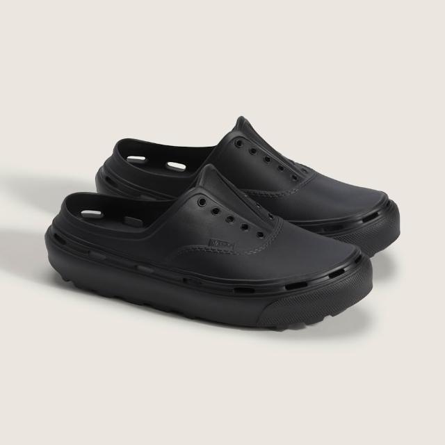 【VANS】官方旗艦 Authentic Foam Mule 黑色懶人拖鞋 休閒鞋