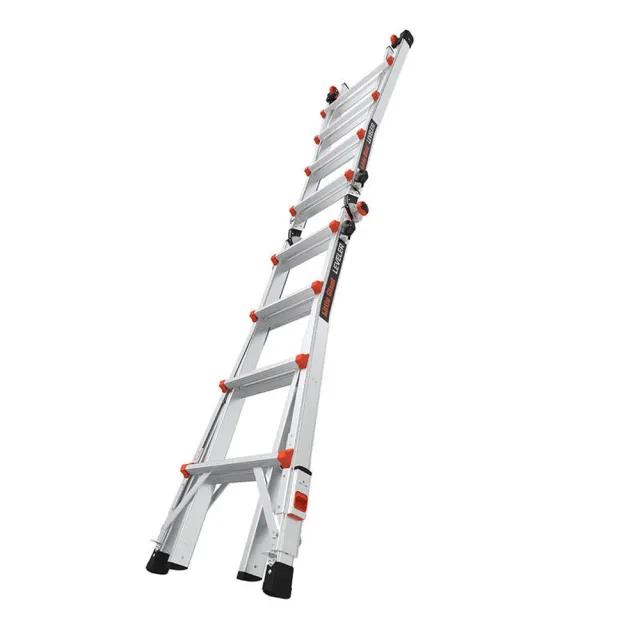 【Little Giant 小巨人】美國小巨人 LEVELER M17萬用梯含自動腳(4-7呎) 16517-801
