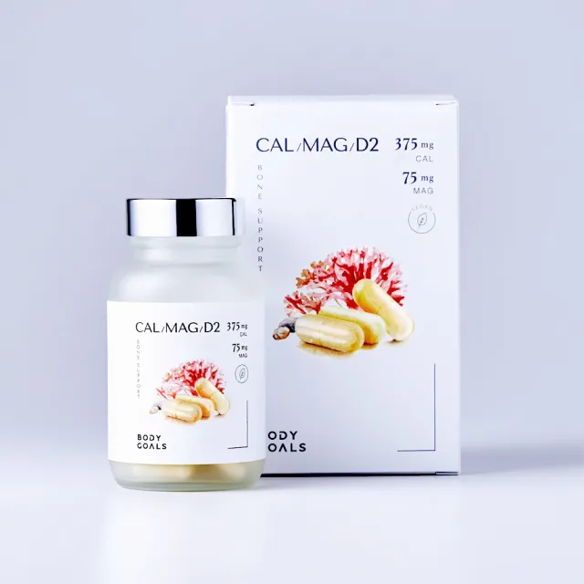 【Body Goals】純淨海藻鈣鎂+D(60顆/罐)海藻鈣、鈣鎂、維生素D、骨骼保健、全素