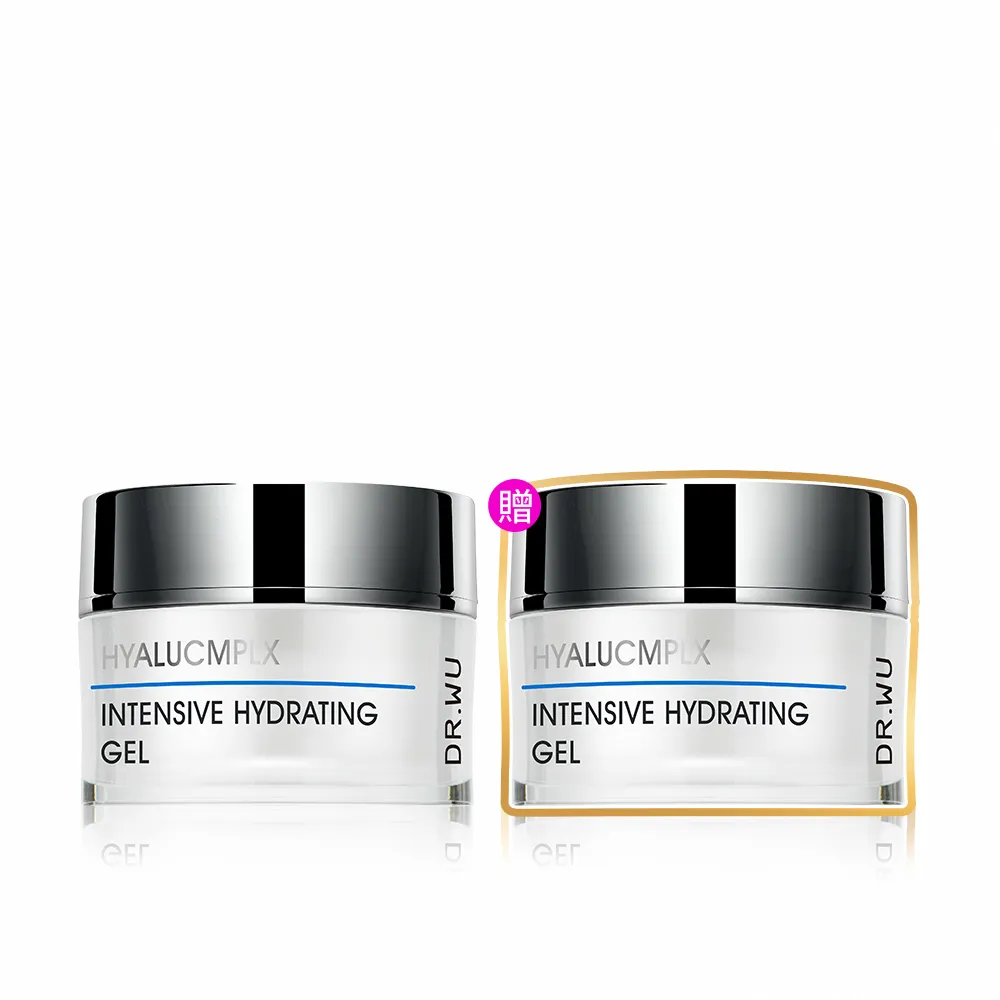 【DR.WU 達爾膚】玻尿酸保濕水凝露50ML(2入組)