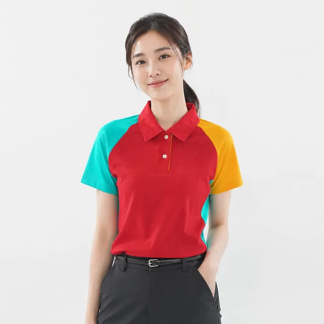 【遊遍天下】MIT台灣製女款顯瘦抗UV防曬速乾吸濕排汗短袖POLO衫