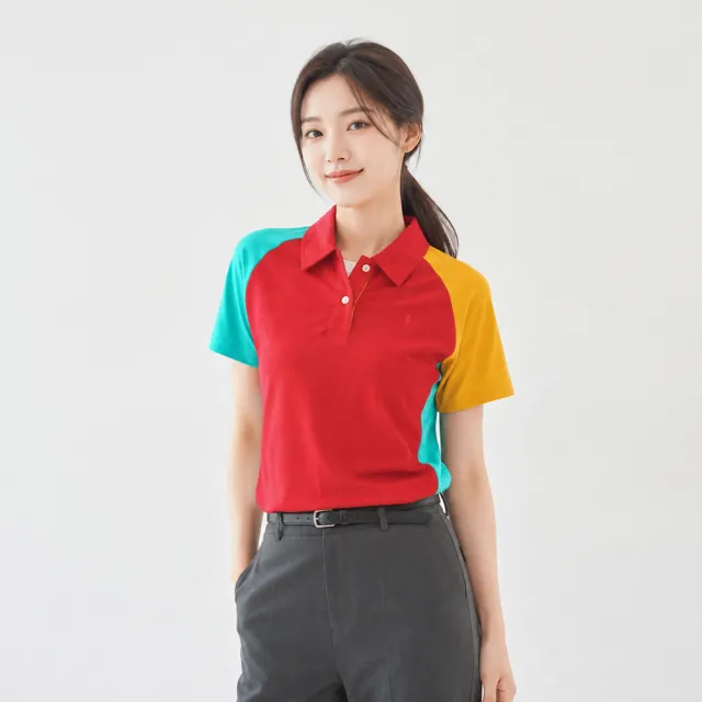 【遊遍天下】MIT台灣製女款顯瘦抗UV防曬速乾吸濕排汗短袖POLO衫