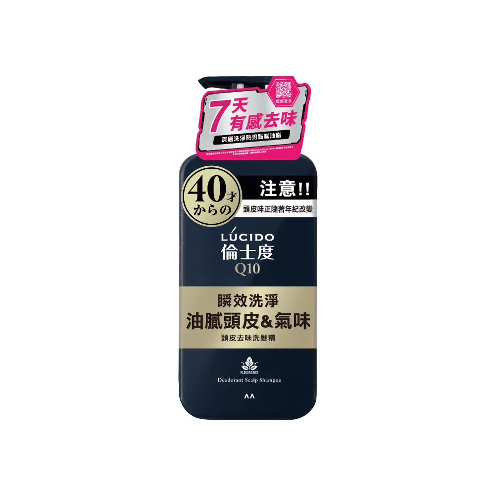 【LUCIDO倫士度】頭皮去味洗髮精450ml