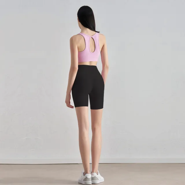 【BODYAIR】任2入 裸感無尷尬線三.五分翹臀蜜桃褲(瑜珈.運動.慢跑.透氣.舞蹈.運動褲)
