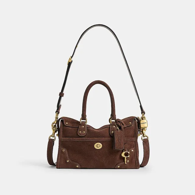 【COACH】蔻馳官方直營 RHYDER SATCHEL 24號手袋 斜背包 手提包-多色任選(CFN69/CFN70)
