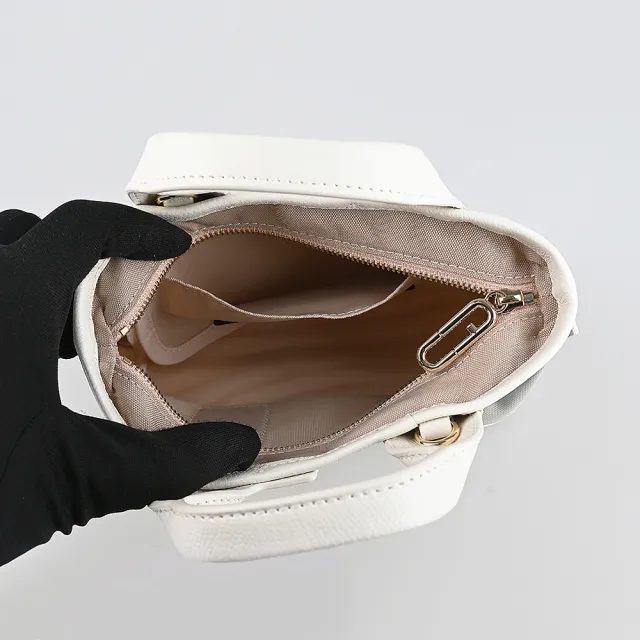 【FURLA 芙拉】FURLA Opportunity 托特包斜背包(迷你/白灰)