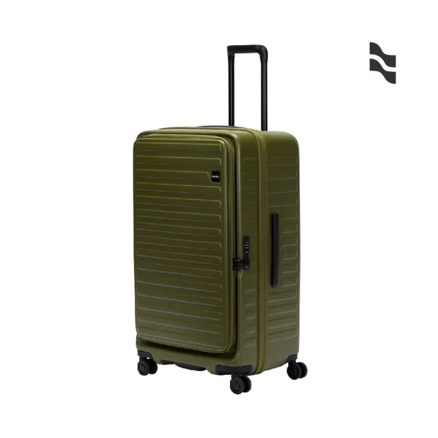 【LOJEL】CUBO FIT 29.5吋 前開式擴充拉鍊拉桿箱(行李箱 旅行箱 胖胖箱)