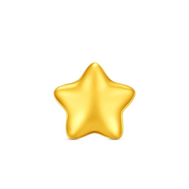 【周大福】網路限定款 小星星 1公克黃金金豆_計價黃金(夏季新品上市)
