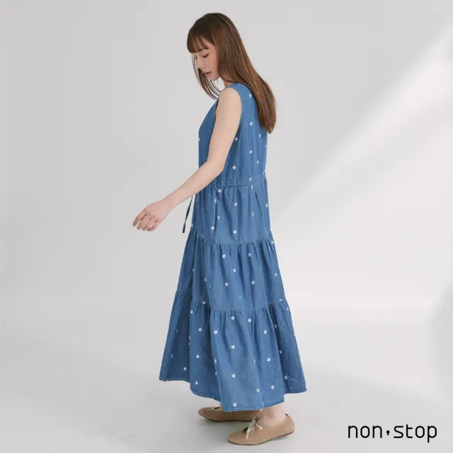 【non-stop】夏日花語背心洋裝-2色
