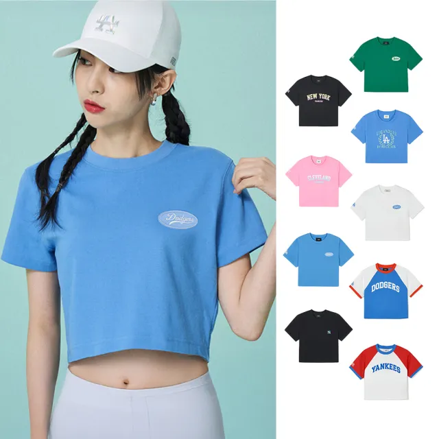 【MLB】女版 T恤  短版T(3FTSV1843.3FTSV1443-多款任選)