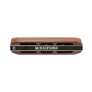 【SUZUKI 鈴木】Manji M-20W 木蓋板十孔口琴 7種調性(中國名製琴師月光監製12孔半音階口琴)