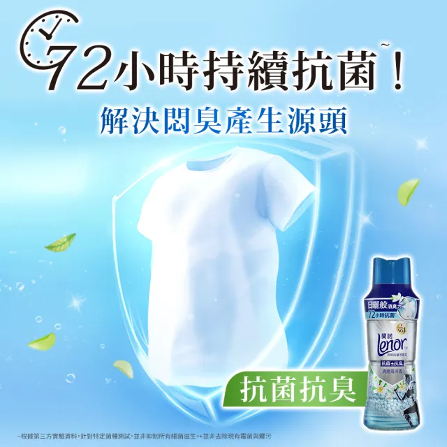 【Lenor 蘭諾】衣物芳香豆補充包 880ml/900ml/940ml x2入(香香豆/芳香顆粒/抗菌豆/香氛精油豆)