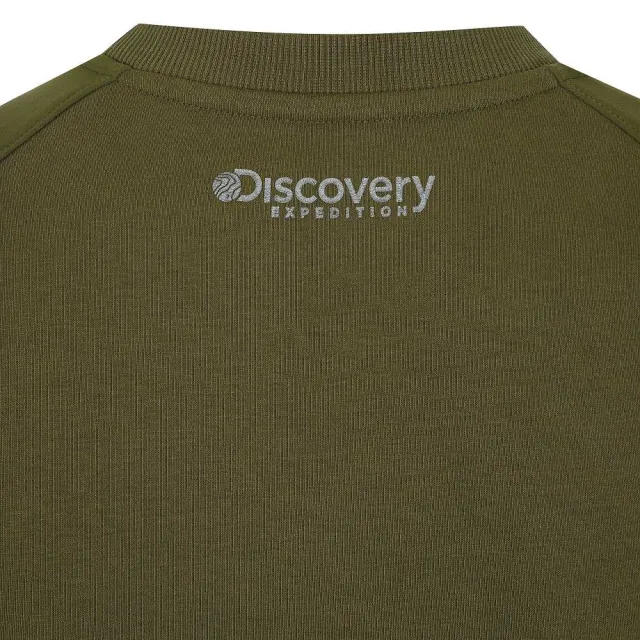 【Discovery Expedition】小Logo口袋大學T 休閒大學T(DXMT27054-OLD)