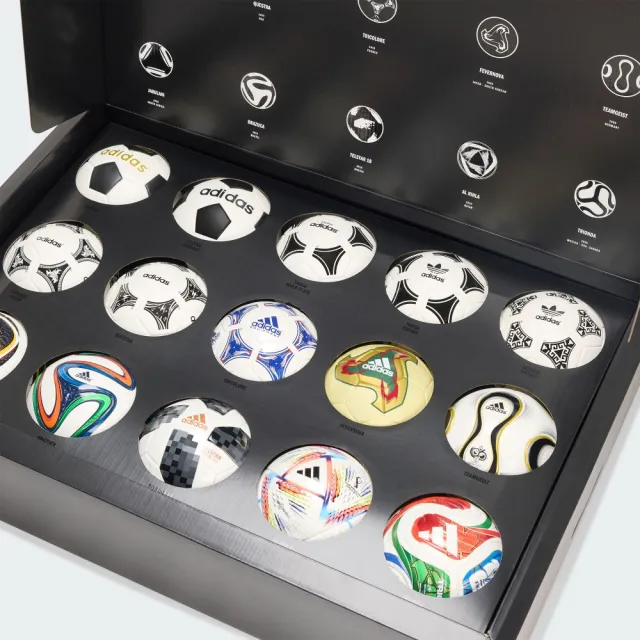 【adidas 愛迪達】世界盃 HIST BALL SET M 迷你收藏款足球   男鞋/女鞋 JN2093