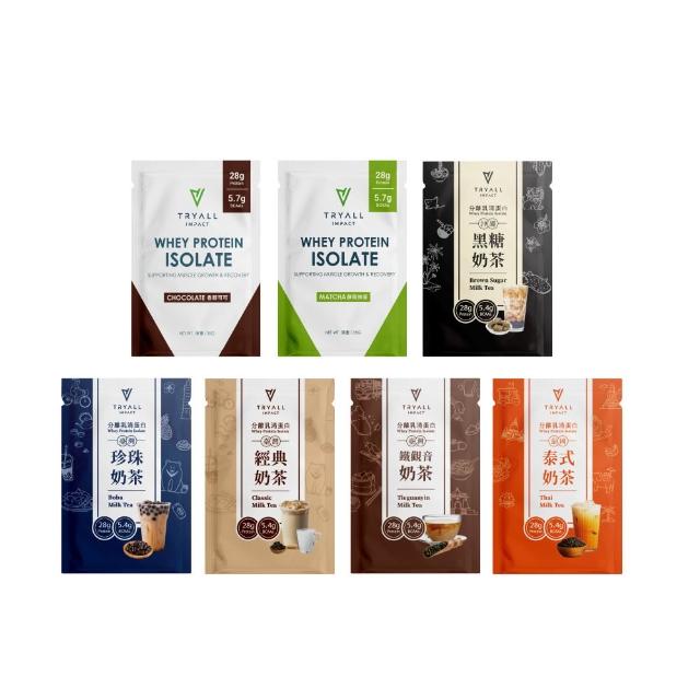 【TRYALL】分離乳清乳清蛋白 30入 35-38g/包