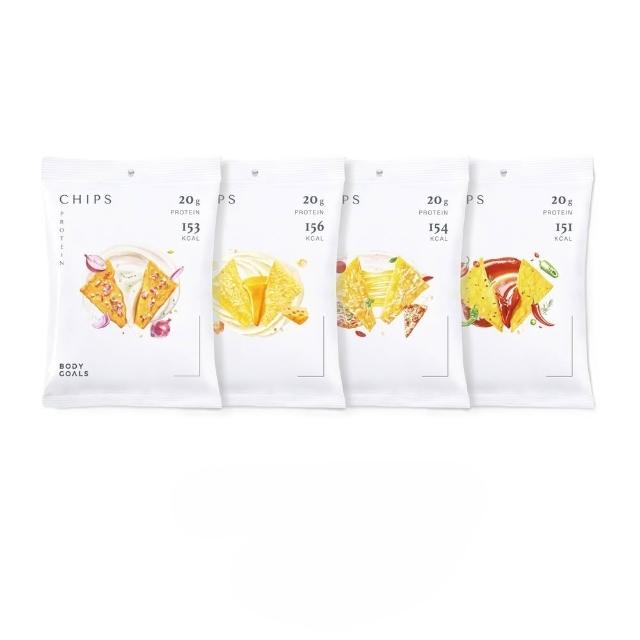 【Body Goals】濃郁香酥高蛋白脆片 10入(35G/包)