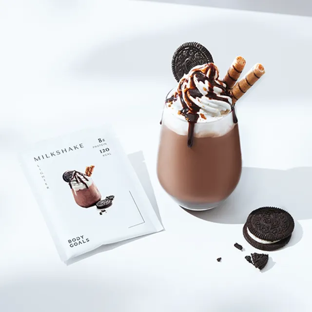 【Body Goals】飽飽控卡白奶昔（葷）60入組(30G/包)