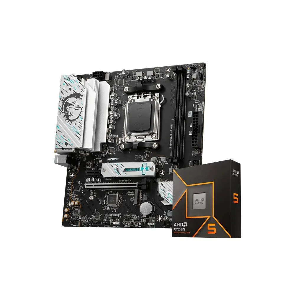 【MSI 微星】B650M GAMING WIFI + AMD R5 9600X  AM5 套餐 I