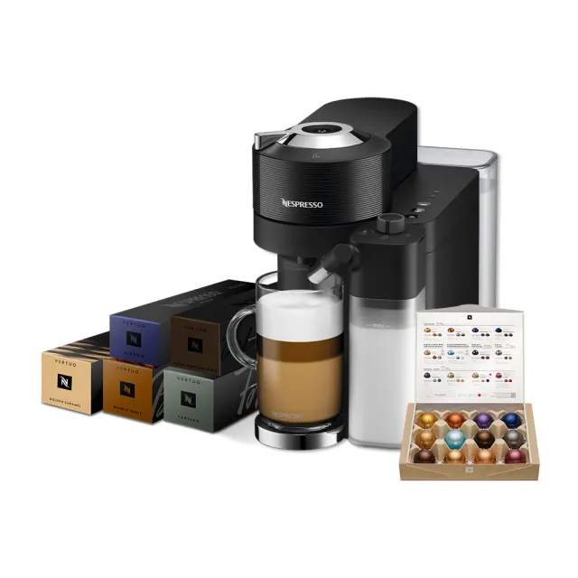 【Nespresso】Vertuo Lattissima膠囊咖啡機_多色任選 奶泡機 全自動咖啡機(午後香醇50顆組)