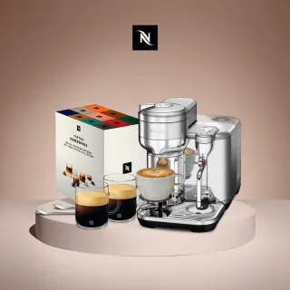 【Nespresso】Vertuo Creatista膠囊咖啡機_不鏽鋼金屬色 全自動咖啡機(完美饗宴100顆迎新會員組)