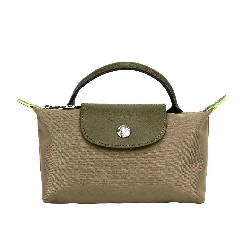 【LONGCHAMP】LE PLIAGE GREEN 手提小包(朝鮮薊色)