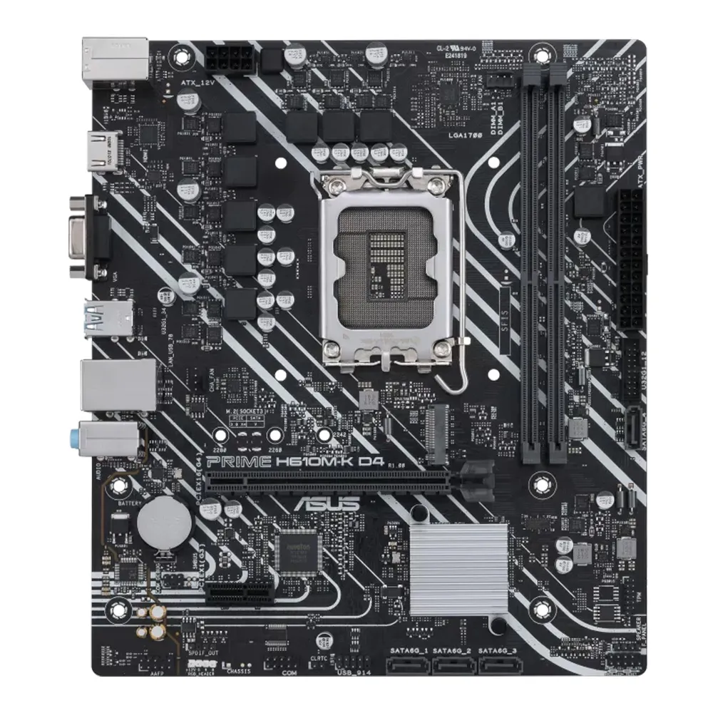 【ASUS 華碩】PRIME H610M-K D4-CSM 主機板