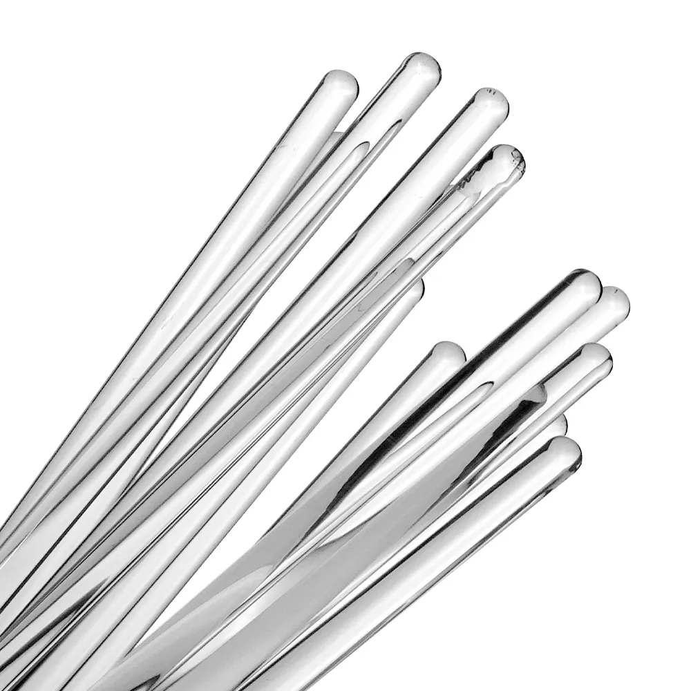 玻璃攪拌棒10入組 200mm 蜜蠟花蠟燭手作材料 B-BAR200(實驗室玻棒 實心玻璃棒 引流棒)