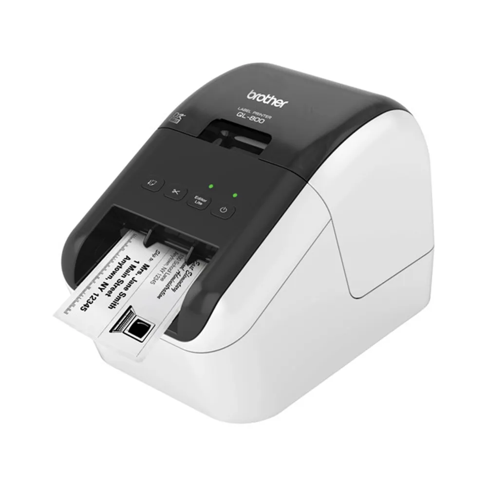 【Brother 兄弟牌】QL-800 超高速 商品標示食品成分列印機(可搭配EXCEL或資料庫列印標籤)