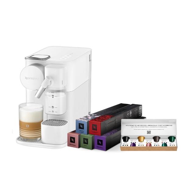 【Nespresso】膠囊咖啡機 Lattissima One_瓷白色 送禮 入厝 奶泡機 全自動咖啡機(訂製咖啡時光50顆組)