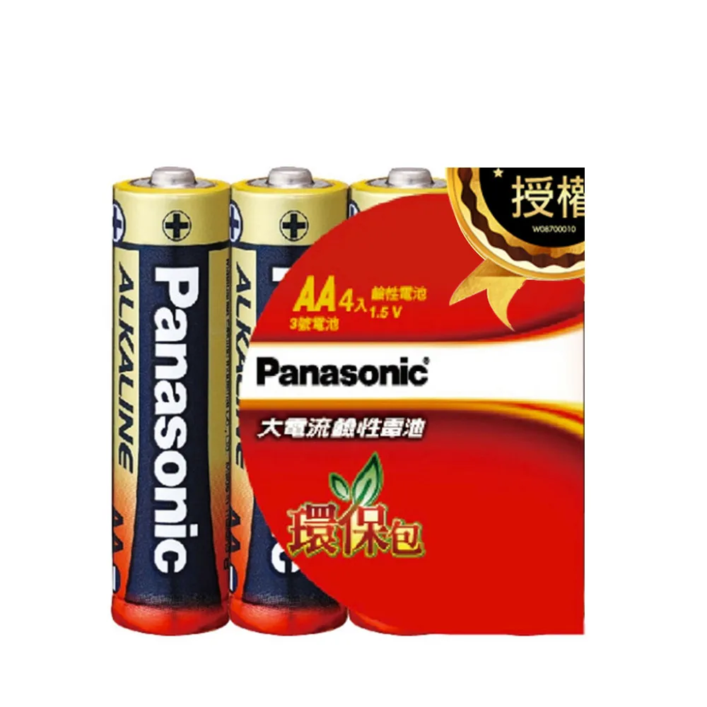 【Panasonic 國際牌】鹼性電池3號AA電池40入收縮包盒裝(LR6TTS/1.5V大電流電池/公司貨)