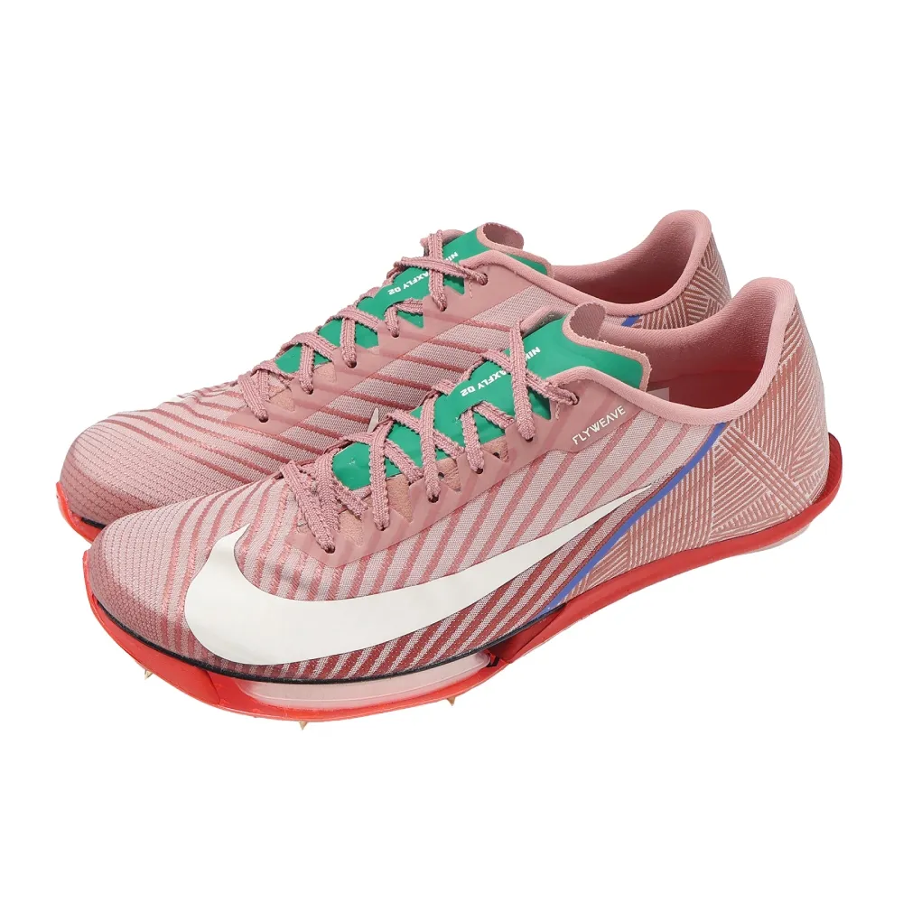【NIKE 耐吉】田徑釘鞋 Air Zoom Maxfly 2 ALL 男女鞋 粉紅 可拆式鞋釘 短跑 雙氣墊(HQ2058-600)