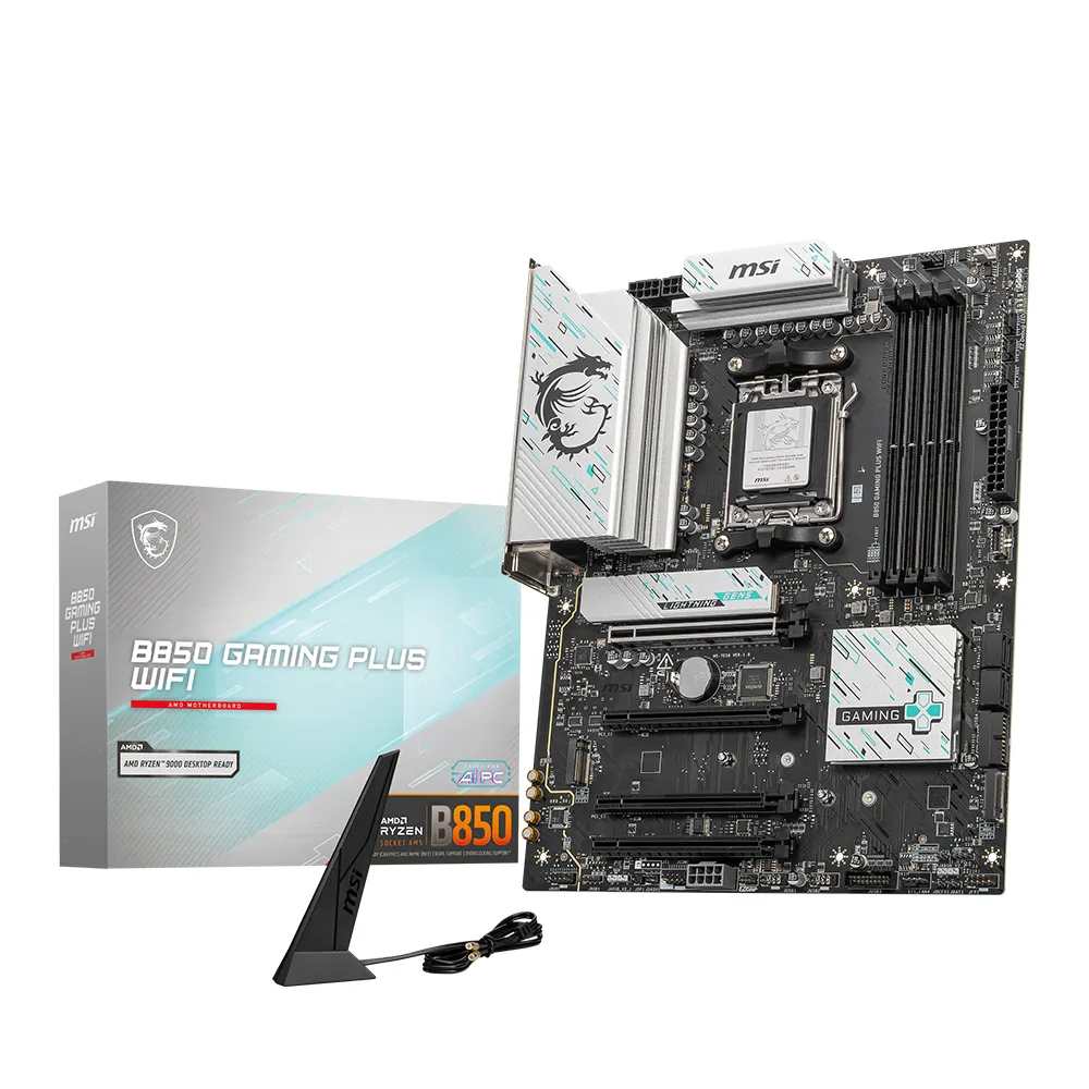 【微星】C+M組合★B850 GAMING PLUS WIFI 主機板+AMD Ryzen R7-7800X3D CPU 處理器(工業包)