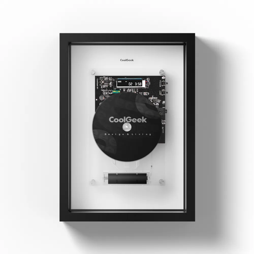 【CoolGeek】Music Frame Re:Cover 相框CD播放機(無線 + 有線雙播放模式)