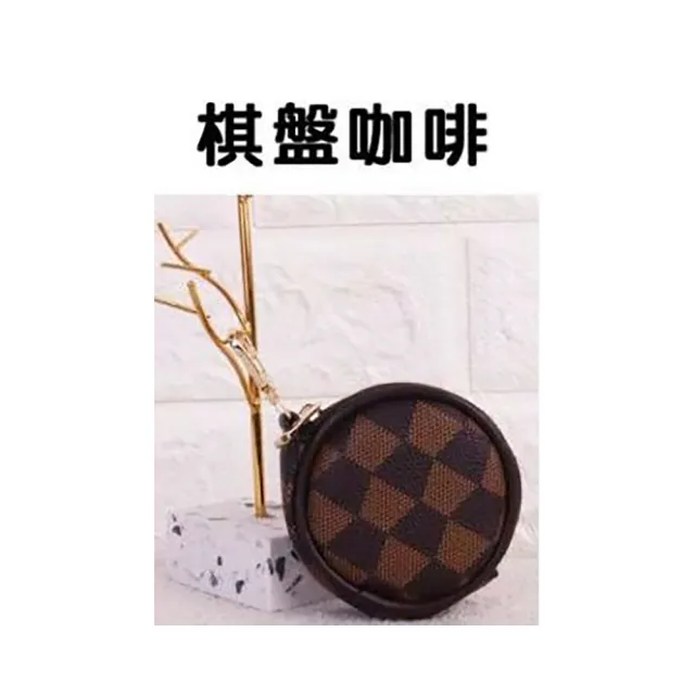 【SNOW.bagshop】雙11 零錢包 圓餅型 可外掛於包包外 防水防刮皮革 中性款