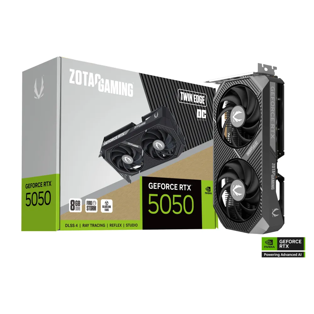 【ZOTAC 索泰】GAMING GeForce RTX 5050 Twin Edge OC 顯示卡